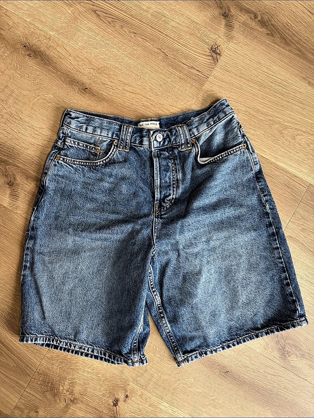 We The Free Denim Shorts in Blue Waist 27
